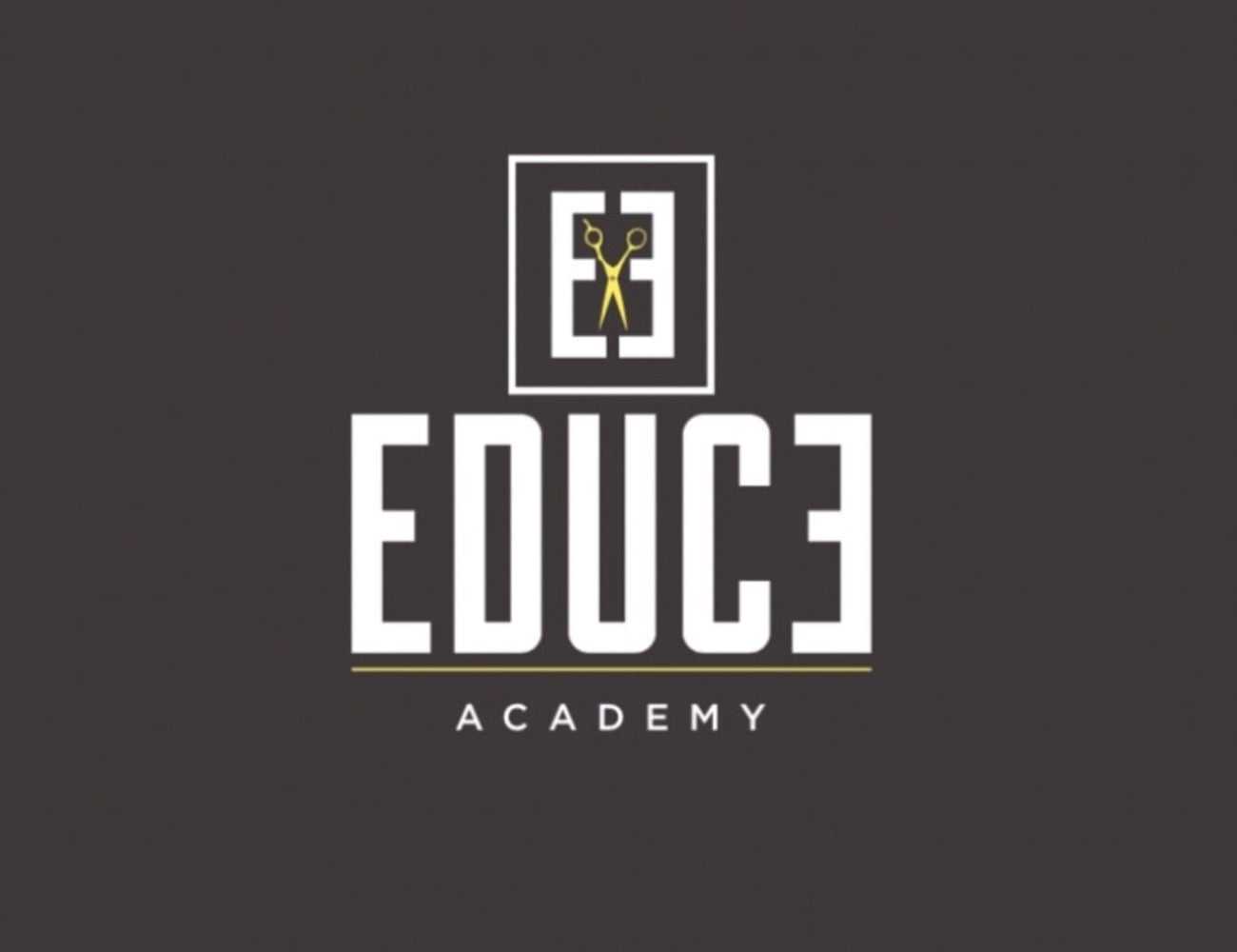 Educe Academy logo with stylized person and bold text on a dark background.