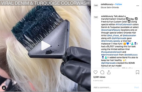celebluxury: Orlando Hair Artist @kat_chase_ of @educesalon along with @philliprosado gave @terminally.spooky a Viral hair makeover !!